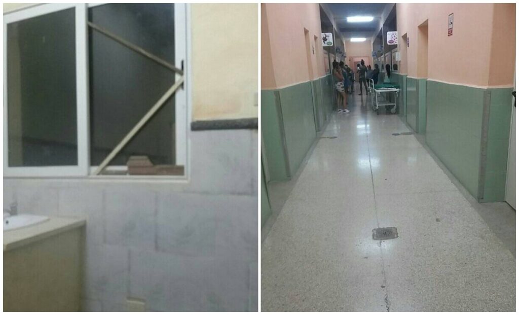 Dos hombres que se hicieron pasar por enfermeros para entrar al Hospital Pediátrico de Centro Habana robaron en horas de la madrugada todos los artículos que pudieron de los familiares y enfermos internados en varias salas. Vía Facebook, una usuaria llamada Yeny Yalorde denunció los hurtos. “Por favor, necesitamos que alguien nos ayude a resolver esto, llamamos a la policía y jamás llegaron, estamos todas las madres de la sala ‘Mario Muñoz’ sin dormir, yo misma tengo una niña de un mes y medio, acabada de bajar de terapia intensiva a sala y tuve que darle leche, no puedo darle pecho, ya que del estrés no me baja”, manifestó Yalorde. A la falta de seguridad dentro del hospital y apoyo por parte de la Policía Nacional Revolucionaria (PNR), a esta situación se le suman ventanas rotas por donde fácilmente pueden seguir entrando los ladrones. En una fotografía compartida por la denunciante se ve que a una de las ventanas le colocaron unas maderas para reforzarla y no funcione como acceso para los rateros. En los comentarios de la publicación, otros usuarios aseguraron que también fueron víctimas de robos en el mismo lugar. “Esto es viejo, ese hospital tiene muy poca seguridad. Yo estuve hace años con mi niña y todo el tiempo sin dormir, me la pasaba vigilando que no le entraran cucarachas por los oídos y la nariz y también atentó de que no aparecieran ladrones”, manifestó Yorlen Reyes. La usuaria Yailet Bicet relató que estuvo más de un mes internada en ese lugar con su bebé y se enteró de varios robos en las salas de terapia. “Es verdad, la policía nunca llegaba, pese a los reportes, hasta se pensaba que los mismos trabajadores de las salas tenían todo cuadrado con esos delincuentes”, agregó. “Madre mía, ni en los hospitales podemos estar tranquilos, ya uno no sabe quién es el médico o el delincuente, que el señor nos proteja y también a los niños de tanta maldad y crueldad que estamos viviendo en nuestro país” manifestó Claudia Colina. Una internauta comentó que la última solución va a ser que las madres se armen con palos y piedras para defender a sus hijos de los ladrones.